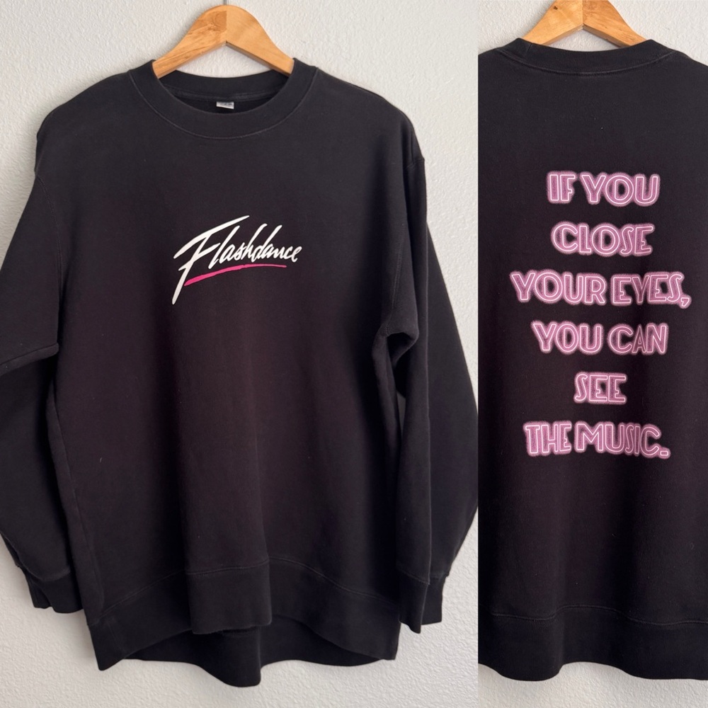 UNIQLO Flashdance Crewneck Sweatshirt Size Medium
